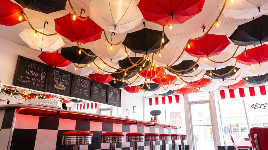Interior ceiling installation